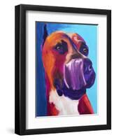 Pit Bull - Tasty-Dawgart-Framed Premium Giclee Print