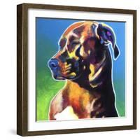 Pit Bull - Twyla-Dawgart-Framed Giclee Print