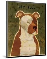Pit Bull-John Golden-Mounted Giclee Print