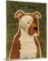 Pit Bull-John Golden-Mounted Giclee Print