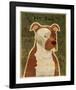 Pit Bull-John W^ Golden-Framed Art Print