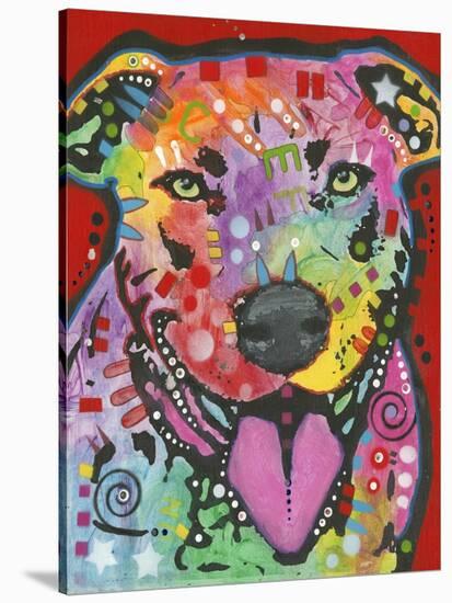 Pit Bull-Dean Russo-Stretched Canvas