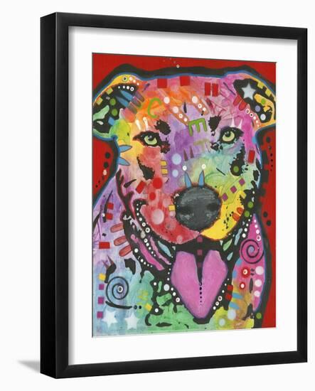 Pit Bull-Dean Russo-Framed Giclee Print