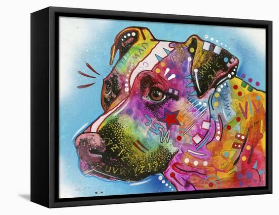 Pit Bull-Dean Russo-Framed Stretched Canvas