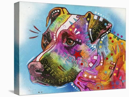 Pit Bull-Dean Russo-Stretched Canvas