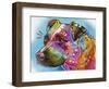 Pit Bull-Dean Russo-Framed Premium Giclee Print