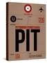 PIT Pittsburgh Luggage Tag 1-NaxArt-Stretched Canvas