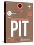 PIT Pittsburgh Luggage Tag 2-NaxArt-Stretched Canvas