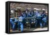 Pit Stop for Michael Schumacher's Benetton-Ford, 1994-null-Framed Stretched Canvas