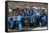 Pit Stop for Michael Schumacher's Benetton-Ford, 1994-null-Framed Stretched Canvas