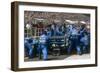 Pit Stop for Michael Schumacher's Benetton-Ford, 1994-null-Framed Photographic Print