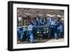 Pit Stop for Michael Schumacher's Benetton-Ford, 1994-null-Framed Photographic Print