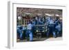 Pit Stop for Michael Schumacher's Benetton-Ford, 1994-null-Framed Photographic Print