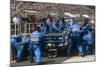 Pit Stop for Michael Schumacher's Benetton-Ford, 1994-null-Mounted Photographic Print