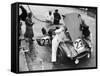 Pit Stop, Le Mans 24 Hours, France, 1955-null-Framed Stretched Canvas