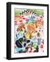 Pit Stop Pals-Karen Middleton-Framed Giclee Print