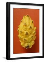 Pitahaya on Red Background-Foodcollection-Framed Photographic Print