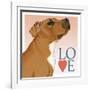 Pitbull Love-Tomoyo Pitcher-Framed Giclee Print