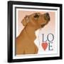 Pitbull Love-Tomoyo Pitcher-Framed Giclee Print