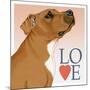 Pitbull Love-Tomoyo Pitcher-Mounted Giclee Print