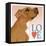 Pitbull Love-Tomoyo Pitcher-Framed Stretched Canvas