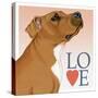 Pitbull Love-Tomoyo Pitcher-Stretched Canvas