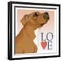 Pitbull Love-Tomoyo Pitcher-Framed Giclee Print