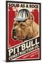 Pitbull - Retro Construction Company Ad-Lantern Press-Mounted Art Print