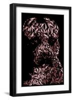 Pitbull-Cristian Mielu-Framed Art Print