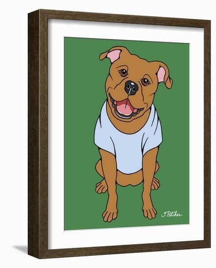 Pitbull-Tomoyo Pitcher-Framed Giclee Print