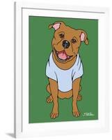 Pitbull-Tomoyo Pitcher-Framed Giclee Print