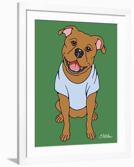 Pitbull-Tomoyo Pitcher-Framed Giclee Print