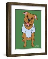 Pitbull-Tomoyo Pitcher-Framed Giclee Print