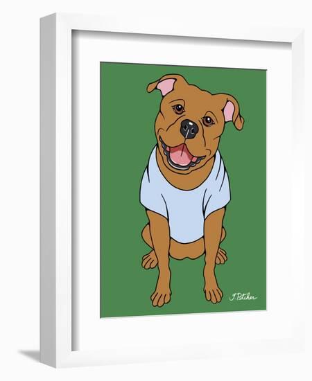 Pitbull-Tomoyo Pitcher-Framed Giclee Print