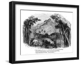 Pitcairn Island, Mutiny on the Bounty-null-Framed Art Print