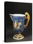 Pitcher Decorated with Waves and Mythological Scenes, Ca 1660-Michel Dorigny-Stretched Canvas