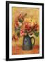 Pitcher of Flowers-Pierre-Auguste Renoir-Framed Art Print