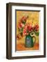 Pitcher of Flowers-Pierre-Auguste Renoir-Framed Premium Giclee Print