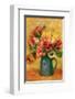 Pitcher of Flowers-Pierre-Auguste Renoir-Framed Premium Giclee Print