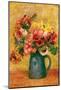 Pitcher of Flowers-Pierre-Auguste Renoir-Mounted Premium Giclee Print