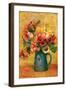 Pitcher of Flowers-Pierre-Auguste Renoir-Framed Premium Giclee Print