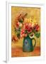 Pitcher of Flowers-Pierre-Auguste Renoir-Framed Premium Giclee Print