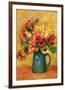 Pitcher of Flowers-Pierre-Auguste Renoir-Framed Premium Giclee Print