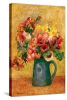 Pitcher of Flowers-Pierre-Auguste Renoir-Stretched Canvas