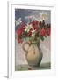 Pitcher Used as Flower Vase-null-Framed Art Print