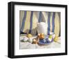 Pitcher with Eggs and Oranges-Tony Saladino-Framed Art Print