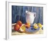 Pitcher with Tangelos and Lemons-Tony Saladino-Framed Art Print