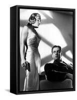 Pitfall, Lizabeth Scott, Raymond Burr, 1948, Gun-null-Framed Stretched Canvas