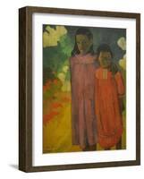 Piti Teina, 1892-Paul Gauguin-Framed Giclee Print