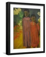 Piti Teina, 1892-Paul Gauguin-Framed Giclee Print